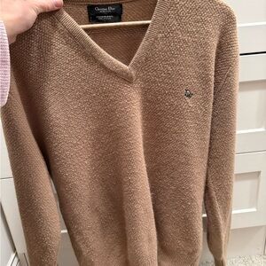 Dior Beige Knit Sweater